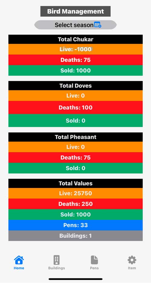 BirdAppShot1 bird app screenshot